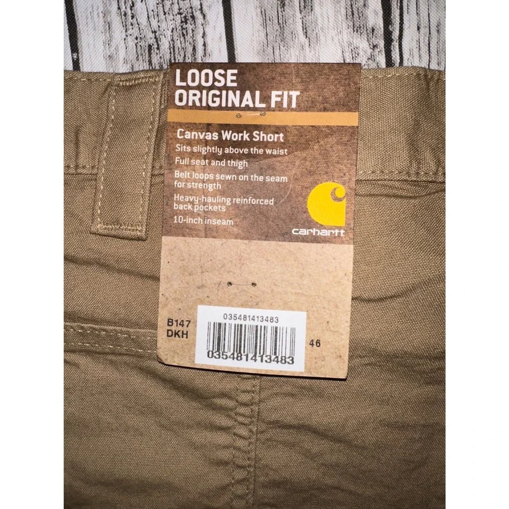 Carhartt‎ Loose Original Fit Canvas Work Shorts New Size 46